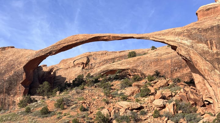 Breakfast with the Dark Angel of Arches National Park